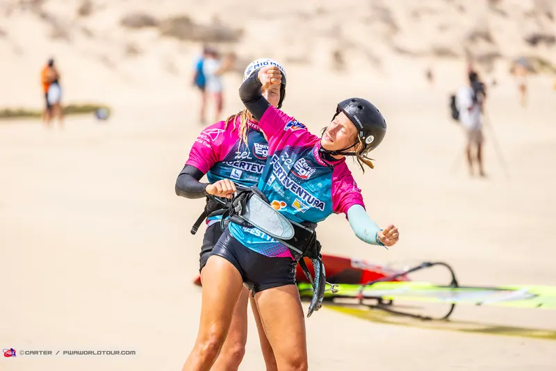 Sail with the pros — Fuerteventura, Sotavento — photo by John Carter