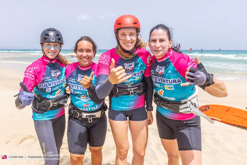 Sail with the pros — Fuerteventura, Sotavento — photo by John Carter