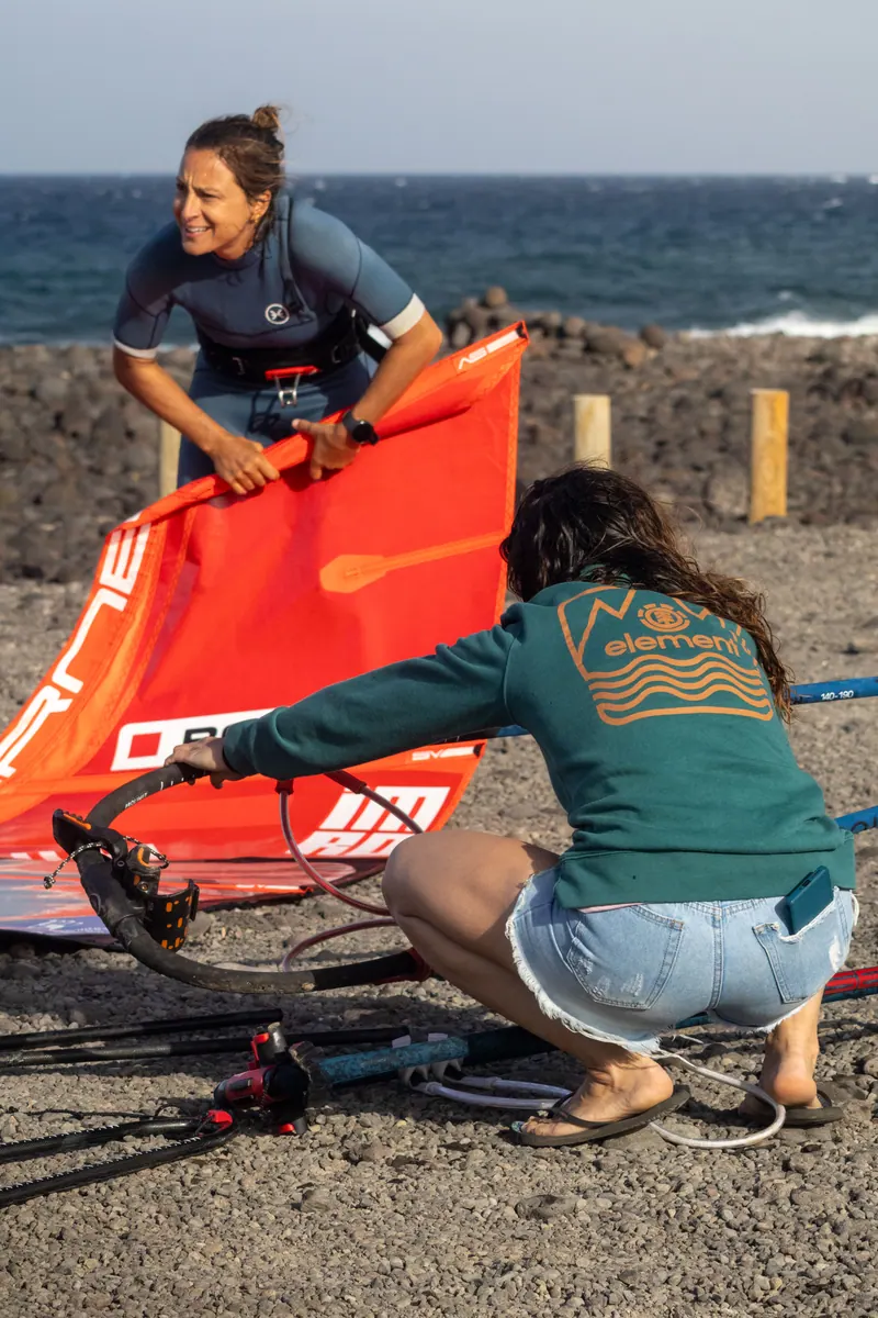 Sail with the pros — Gran Canaria, Pozo Izquierdo — photo by Karolina Zachowska