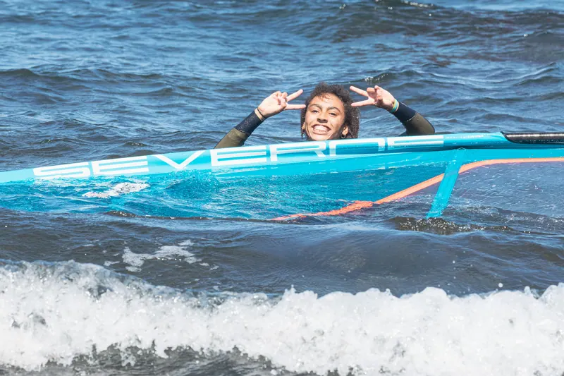 Sail with the pros — Gran Canaria, Pozo Izquierdo — photo by Inna Bru